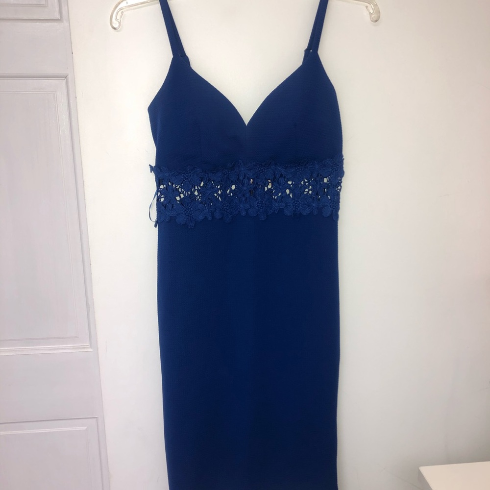 Blue dress